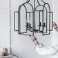 A&B Home Bundle of 12 Malin 17" x 29" Antique Black Chandelier