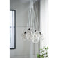 A&B Home Bundle of 13 18" x 41" Large Drop Globes Chandelier