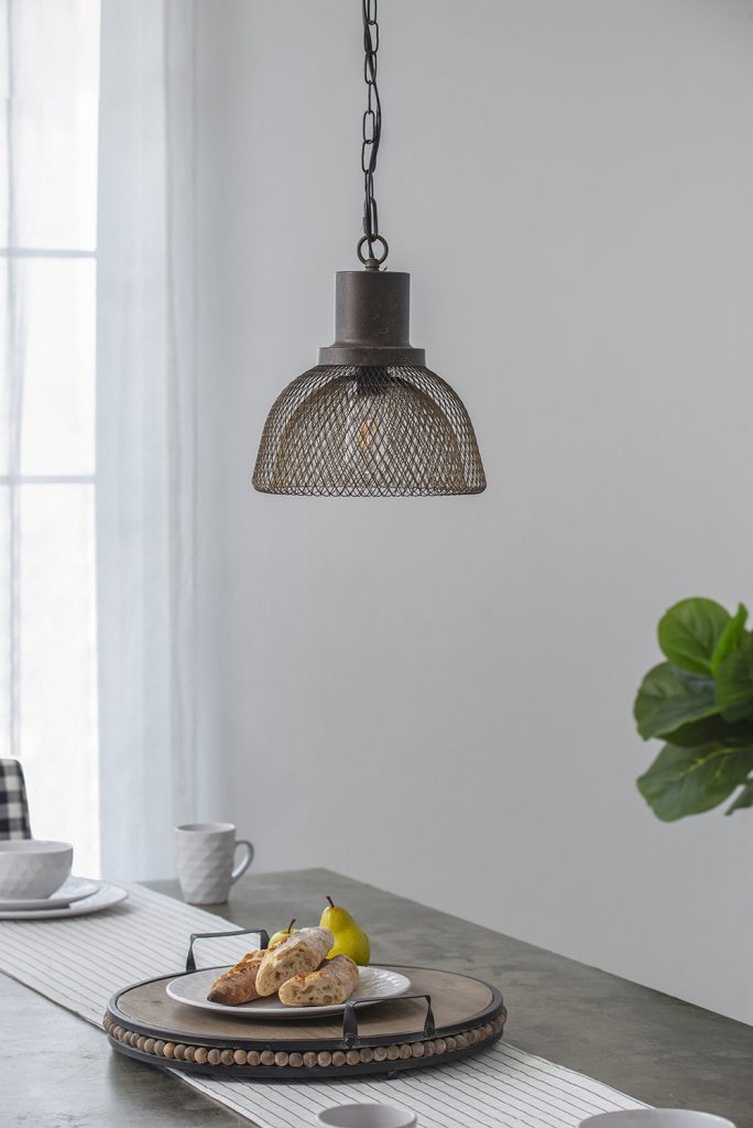 A&B Home Bundle of 14 14" x 15" Black and Net Chandelier