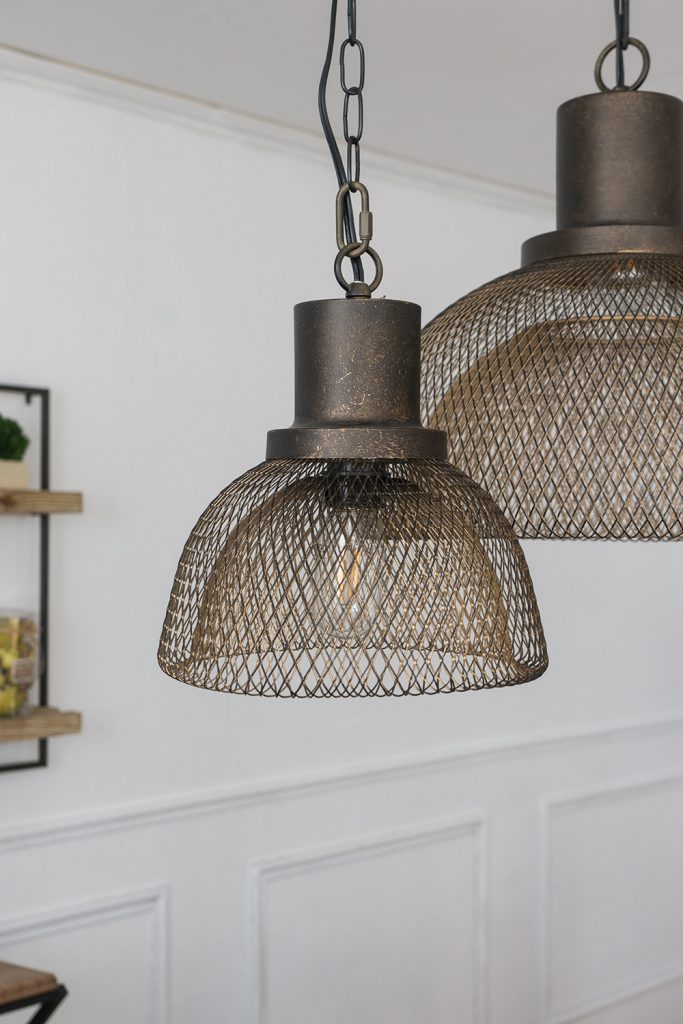A&B Home Bundle of 14 14" x 15" Black and Net Chandelier