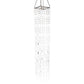 A&B Home Bundle of 14 7" x 38" Clear Chandelier