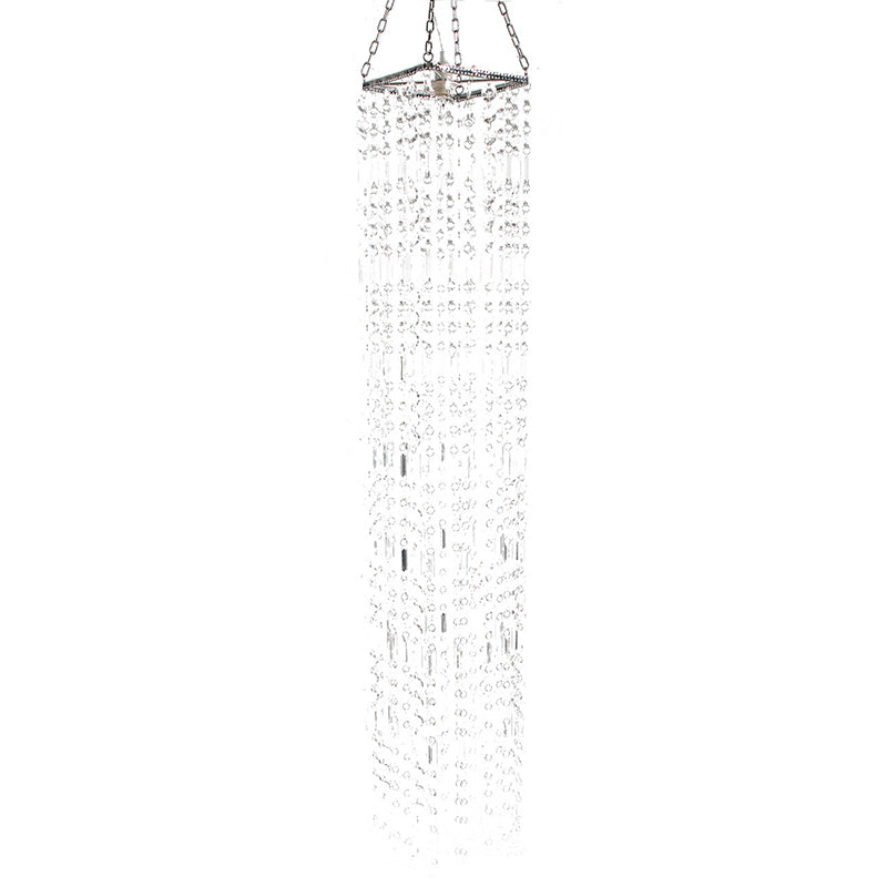 A&B Home Bundle of 14 7" x 38" Clear Chandelier