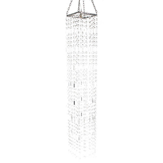 A&B Home Bundle of 14 7" x 38" Clear Chandelier