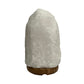 A&B Home Bundle of 149 5" x 8" White Himalayan Salt and Wooden Base Table Lamp
