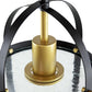 A&B Home Bundle of 16 Rosario 8" x 13" 1-Light Black Metal Frame With Gold Accent Pendant Lighting