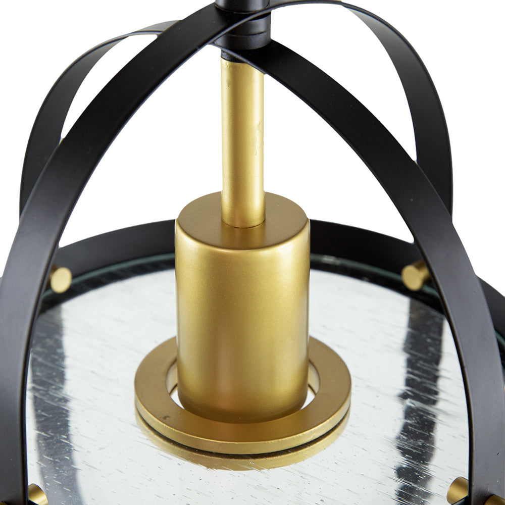 A&B Home Bundle of 16 Rosario 8" x 13" 1-Light Black Metal Frame With Gold Accent Pendant Lighting