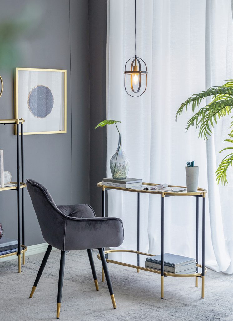 A&B Home Bundle of 16 Rosario 8" x 13" 1-Light Black Metal Frame With Gold Accent Pendant Lighting