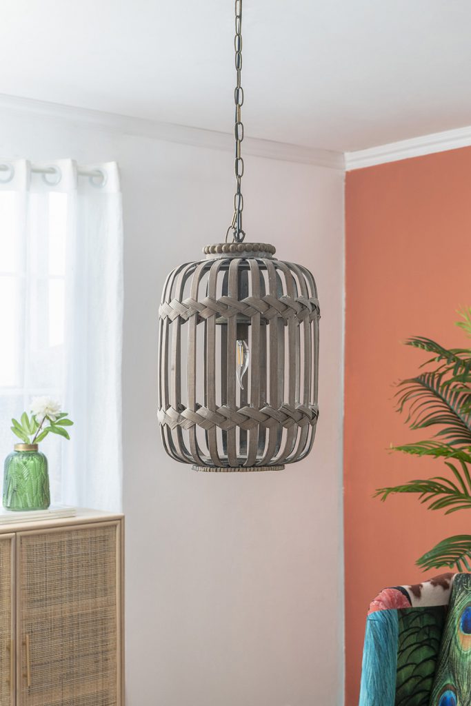 A&B Home Bundle of 17 12" x 18" Bamboo Wood Chandelier