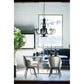 A&B Home Bundle of 2 39" x 33" Black Chandelier
