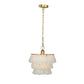A&B Home Bundle of 20 14" x 19" Gold Iron and Cotton Thread Chandelier