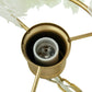 A&B Home Bundle of 20 14" x 19" Gold Iron and Cotton Thread Chandelier
