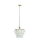 A&B Home Bundle of 20 14" x 19" Gold Iron and Cotton Thread Chandelier