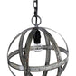 A&B Home Bundle of 20 Ordway 12" x 14" 1-Light Antique Black Iron Sphere Chandelier