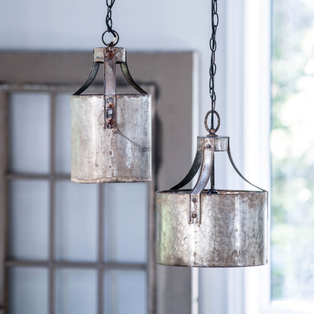 A&B Home Bundle of 24 Dane 11" x 15" 1-Light Large Aged Iron Chandelier