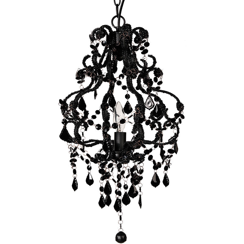 A&B Home Bundle of 26 Elizavetta Noir 13" x 40" Black Chandelier