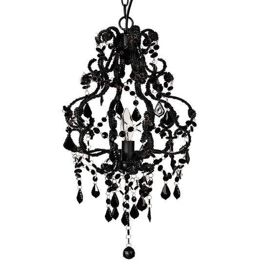 A&B Home Bundle of 26 Elizavetta Noir 13" x 40" Black Chandelier