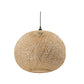 A&B Home Bundle of 28 22" x 14" 1-Light Round Woven Bamboo Chandelier