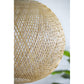 A&B Home Bundle of 28 22" x 14" 1-Light Round Woven Bamboo Chandelier