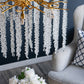 A&B Home Bundle of 3 24" x 20" Gold and Clear With Strands Droplets Chandelier
