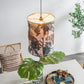 A&B Home Bundle of 34 16" x 23" Green Paper and White Pendant Light