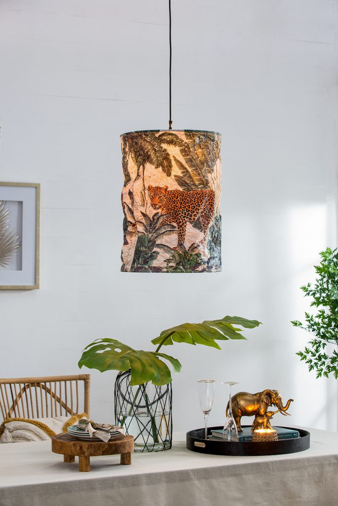A&B Home Bundle of 34 16" x 23" Green Paper and White Pendant Light