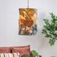 A&B Home Bundle of 34 16" x 23" Green Paper and White Pendant Light