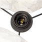 A&B Home Bundle of 34 16" x 23" Green Paper and White Pendant Light