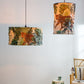 A&B Home Bundle of 34 16" x 23" Green Paper and White Pendant Light