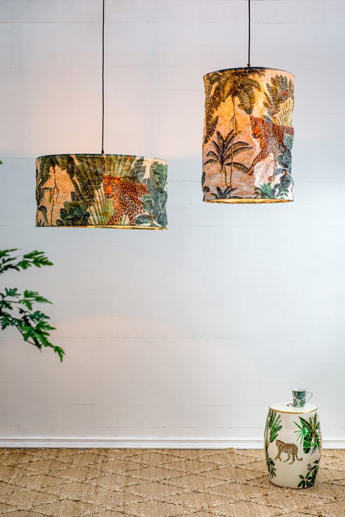 A&B Home Bundle of 34 16" x 23" Green Paper and White Pendant Light