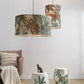 A&B Home Bundle of 34 16" x 23" Green Paper and White Pendant Light