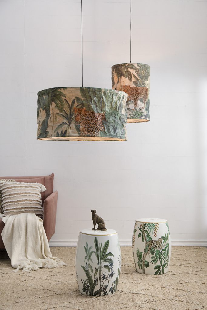 A&B Home Bundle of 34 16" x 23" Green Paper and White Pendant Light