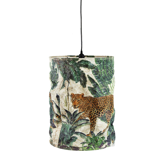 A&B Home Bundle of 34 16" x 23" Green Paper and White Pendant Light