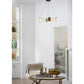 A&B Home Bundle of 4 20" x 28" Glass and Gold Chandelier