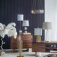 A&B Home Bundle of 4 20" x 28" Glass and Gold Chandelier