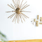 A&B Home Bundle of 4 26" x 26" Gold Star Chandelier