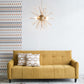 A&B Home Bundle of 4 26" x 26" Gold Star Chandelier