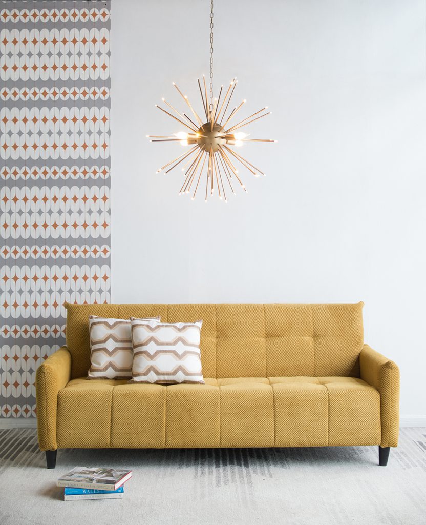 A&B Home Bundle of 4 26" x 26" Gold Star Chandelier
