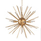 A&B Home Bundle of 4 26" x 26" Gold Star Chandelier