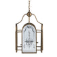 A&B Home Bundle of 5 17" x 29" Brass and Glass Chandelier