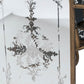 A&B Home Bundle of 5 17" x 29" Brass and Glass Chandelier