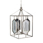A&B Home Bundle of 5 17" x 33" Vintage Stainless Steel Chandelier