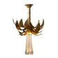 A&B Home Bundle of 5 20" x 28" Lustrous Gold and Clear Chandelier