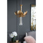 A&B Home Bundle of 5 20" x 28" Lustrous Gold and Clear Chandelier