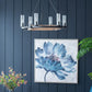 A&B Home Bundle of 5 Gian 23" x 21" 6-Light Round Chandelier With Black Metal Frame