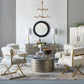 A&B Home Bundle of 5 Idony 21" x 28" Gold and Clear Chandelier