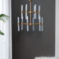 A&B Home Bundle of 5 Idony 21" x 28" Gold and Clear Chandelier