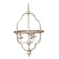 A&B Home Bundle of 6 18" x 28" Distressed White Chandelier