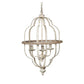 A&B Home Bundle of 6 18" x 28" Distressed White Chandelier