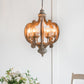 A&B Home Bundle of 6 21" x 24" 6-Light Charcoal Gray Classic Curves Wooden Chandelier