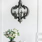 A&B Home Bundle of 6 21" x 24" 6-Light Charcoal Gray Classic Curves Wooden Chandelier